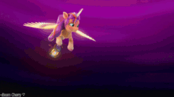 Size: 720x404 | Tagged: safe, imported from derpibooru, screencap, izzy moonbow, sunny starscout, alicorn, earth pony, pegasus, pony, unicorn, spoiler:my little pony: make your mark, absurd file size, absurd gif size, animated, artificial horn, artificial wings, augmented, azalea dolly, clean cut, falling, female, force field, g5, gif, horn, lantern, magic, magic horn, magic wings, male, mare, maretime bay, my little pony: make your mark, my little pony: make your mark chapter 1, posey bloom, race swap, rescue, seagreen, stallion, storm, strawberry spark, sunnycorn, unnamed character, unnamed pony, void, watermark, windy (g5), wings