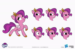 Size: 2083x1349 | Tagged: safe, artist:claudio naccari, boulder media, imported from derpibooru, pipp petals, pegasus, pony, boulder media logo, concept art, female, g5, hasbro, hasbro logo, logo, mare, my little pony logo, my little pony: tell your tale, official, simple background, text, white background