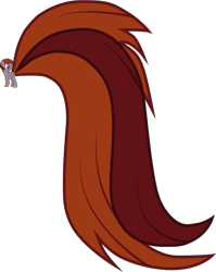 Size: 4715x5911 | Tagged: safe, artist:eclipsethings, edit, editor:flynnmlp, imported from derpibooru, oc, oc only, oc:funny jo, pegasus, folded wings, heterochromia, impossibly long tail, looking back, open mouth, pegasus oc, raised hoof, simple background, smiling, solo, tail, transparent background, vector, wat, wings