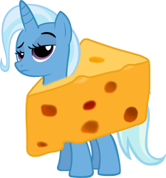 Size: 2518x2699 | Tagged: safe, artist:nsaiuvqart, imported from derpibooru, trixie, pony, unicorn, cheese, clothes, costume, female, food, food costume, high res, mare, simple background, solo, transparent background, vector