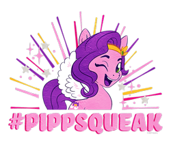 Size: 650x550 | Tagged: safe, imported from derpibooru, pipp petals, pegasus, pony, 2d, cropped, design, female, g5, mare, merchandise, my little pony: a new generation, official, one eye closed, pippsqueak, shirt design, simple background