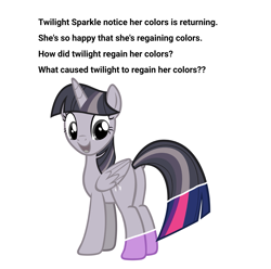 Size: 2283x2262 | Tagged: safe, artist:wardex101, imported from derpibooru, twilight sparkle, alicorn, pony, amending fences, butt, discorded, discorded twilight, female, folded wings, mare, open mouth, plot, simple background, solo, text, twibutt, twilight sparkle (alicorn), white background, wings