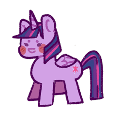 Size: 533x507 | Tagged: safe, artist:megatronsthiccthighs, imported from derpibooru, twilight sparkle, alicorn, pony, chibi, simple background, solo, transparent background, twilight sparkle (alicorn)