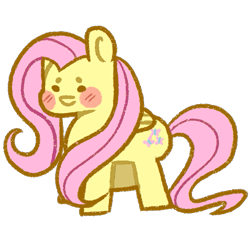 Size: 533x507 | Tagged: safe, artist:megatronsthiccthighs, imported from derpibooru, fluttershy, pegasus, pony, chibi, simple background, solo, transparent background