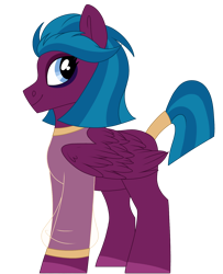 Size: 1300x1600 | Tagged: safe, artist:moonert, imported from derpibooru, oc, oc only, pegasus, pony, choker, clothes, colored hooves, male, pegasus oc, simple background, solo, stallion, tail, tail wrap, transparent background, wings