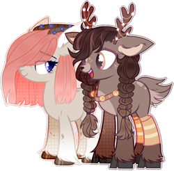 Size: 1920x1886 | Tagged: safe, artist:toffeelavender, imported from derpibooru, oc, oc only, deer, deer pony, original species, pony, antlers, base used, clothes, cloven hooves, ear fluff, leg warmers, simple background, smiling, transparent background, unshorn fetlocks