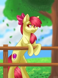 Size: 768x1024 | Tagged: safe, imported from derpibooru, apple bloom, earth pony, pony, female, older, older apple bloom, solo