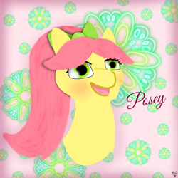 Size: 1080x1080 | Tagged: safe, artist:denhypthedolphin, imported from derpibooru, earth pony, pony, g5, my little pony: make your mark, my little pony: tell your tale, posey bloom, solo