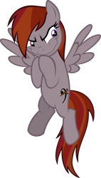 Size: 587x1036 | Tagged: safe, artist:istilllikegamecubes, derpibooru exclusive, edit, editor:fauli1221, imported from derpibooru, vector edit, oc, oc only, oc:funny jo, pegasus, pony, tanks for the memories, .svg available, closed mouth, faic, female, female oc, flying, heterochromia, lidded eyes, mare, pegasus oc, pure unfiltered evil, recolor, simple background, solo, spread wings, svg, transparent background, vector, wings