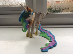 Size: 2592x1936 | Tagged: safe, artist:boogeyboy1, imported from derpibooru, princess celestia, alicorn, clay, clay figure, irl, model, photo, toy