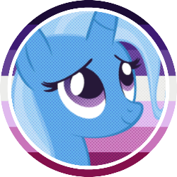 Size: 250x250 | Tagged: safe, artist:pridefulking, imported from derpibooru, trixie, icon, pride flag, simple background, solo, transparent background