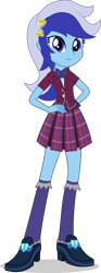 Size: 1478x3975 | Tagged: safe, artist:thatusualguy06, imported from derpibooru, minuette, human, equestria girls, friendship games, .svg available, clothes, clothes swap, crystal prep academy uniform, equestria girls-ified, full body, school uniform, shoes, simple background, skirt, socks, svg, transparent background, vector