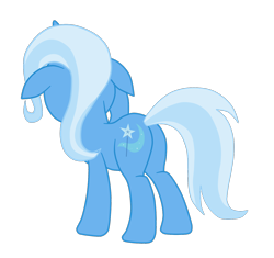 Size: 1500x1410 | Tagged: safe, artist:gmaplay, imported from derpibooru, trixie, pony, unicorn, butt, female, floppy ears, full body, hooves, mare, plot, rear view, simple background, solo, standing, tail, the great and powerful ass, transparent background