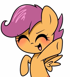 Size: 879x965 | Tagged: source needed, safe, artist:silver meadow, imported from derpibooru, scootaloo, pegasus, pony, cute, cutealoo, female, filly, foal, solo