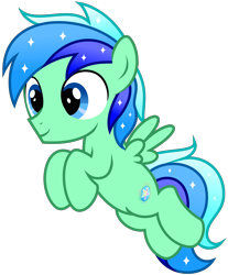 Size: 2640x3190 | Tagged: safe, artist:strategypony, imported from derpibooru, oc, oc only, oc:jade breeze, pegasus, pony, colt, flying, foal, male, multicolored mane, multicolored tail, pegasus oc, shiny mane, simple background, tail, transparent background, wings