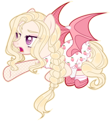 Size: 1024x1124 | Tagged: safe, artist:toffeelavender, imported from derpibooru, oc, oc only, bat pony, pony, base used, bat pony oc, bat wings, braid, clothes, eyelashes, female, fishnets, mare, open mouth, shoes, simple background, solo, transparent background, underhoof, wings