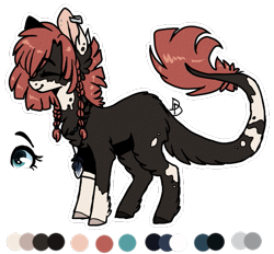 Size: 509x472 | Tagged: safe, artist:tay-niko-yanuciq, imported from derpibooru, oc, oc only, earth pony, pony, chest fluff, ear piercing, earring, earth pony oc, eyes closed, female, jewelry, mare, piercing, simple background, smiling, solo, transparent background