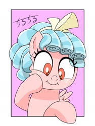 Size: 1500x1995 | Tagged: safe, artist:chiruchiru, imported from derpibooru, cozy glow, pegasus, pony, cozybetes, cute, female, filly, foal, smiling, solo