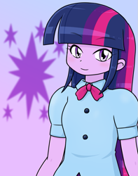 Size: 583x740 | Tagged: safe, alternate version, artist:batipin, imported from derpibooru, twilight sparkle, human, equestria girls, female, solo