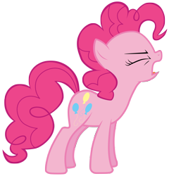 Size: 7000x7300 | Tagged: safe, artist:tardifice, imported from derpibooru, pinkie pie, earth pony, pony, season 8, the maud couple, absurd resolution, female, mare, simple background, solo, transparent background, vector