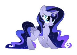 Size: 1280x920 | Tagged: safe, artist:auroranovasentry, imported from derpibooru, oc, oc:diamond sky, alicorn, pony, base used, female, magical lesbian spawn, mare, offspring, parent:princess luna, parent:rarity, parents:rariluna, simple background, solo, transparent background