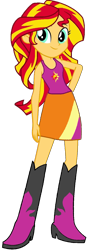 Size: 548x1459 | Tagged: safe, imported from twibooru, sunset shimmer, equestria girls, image, png, solo