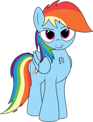 Size: 2761x3620 | Tagged: safe, artist:mark_ml, imported from ponybooru, rainbow dash, pegasus, pony, chest fluff, cute, faic, looking at you, simple background, smiling, smiling at you, smug, smugdash, transparent background