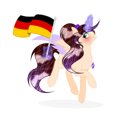 Size: 1280x1168 | Tagged: safe, artist:existencecosmos188, imported from derpibooru, oc, oc only, female, flag, germany, simple background, solo, transparent background