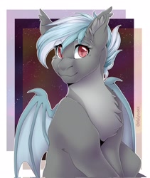 Size: 1728x2048 | Tagged: safe, artist:melpone, imported from derpibooru, oc, oc only, bat pony, pony, solo