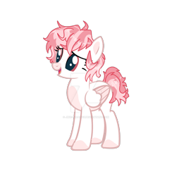 Size: 1920x1968 | Tagged: safe, artist:jinx-paradox, artist:pegasski, imported from derpibooru, oc, oc only, pegasus, pony, base used, coat markings, deviantart watermark, female, mare, obtrusive watermark, offspring, parent:big macintosh, parent:fluttershy, parents:fluttermac, simple background, smiling, solo, transparent background, watermark