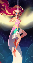 Size: 840x1581 | Tagged: safe, artist:ajvl, imported from derpibooru, sunset shimmer, equestria girls, friendship games, daydream shimmer, female, human coloration, legs, solo