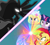 Size: 2000x1800 | Tagged: safe, artist:boogeyboy1, imported from derpibooru, megan williams, pony of shadows, sunset shimmer, twilight sparkle, alicorn, human, pony, unicorn, equestria girls, shadow play, alicornified, angry, antagonist, beast, blast, clothes, death stare, defending, dress, fight, froufrou glittery lacy outfit, glare, gritted teeth, hat, hennin, laser, magic, magic aura, magic blast, omg, princess, protecting, race swap, scared, shimmercorn, shocked, shocked expression, teeth, unicorn twilight, what the hay?, wtf