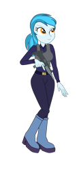 Size: 1900x3995 | Tagged: safe, artist:gmaplay, imported from derpibooru, human, equestria girls, equestria girls-ified, guardian angel (g4), gun, police, police officer, simple background, solo, submachinegun, transparent background, uzi, weapon