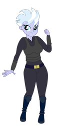 Size: 1900x3433 | Tagged: safe, artist:gmaplay, imported from derpibooru, silver sable, human, equestria girls, equestria girls-ified, simple background, solo, transparent background