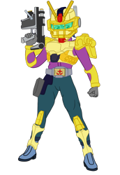 Size: 1950x2835 | Tagged: safe, artist:gmaplay, imported from derpibooru, shining armor, human, equestria girls, equestria girls series, armor, gun, kamen rider, kamen rider dragon knight, kamen rider ryuki, kamen rider torque, kamen rider zolda, s.w.a.t, simple background, solo, swat, transparent background, weapon