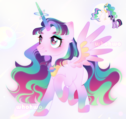 Size: 2848x2684 | Tagged: safe, artist:whohwo, imported from derpibooru, princess celestia, twilight sparkle, alicorn, pony, base used, eyelashes, female, fusion, horn, horn ring, makeup, male, mare, peytral, raised hoof, ring, simple background, stallion, twilight sparkle (alicorn), unshorn fetlocks, white background