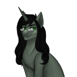 Size: 1500x1500 | Tagged: safe, artist:zloba, derpibooru exclusive, imported from derpibooru, part of a set, oc, oc only, oc:braunly, pony, unicorn, glasses, looking at you, simple background, transparent background