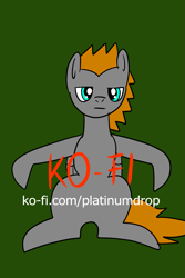 Size: 1071x1600 | Tagged: safe, artist:platinumdrop, imported from derpibooru, oc, oc:platinumdrop, pony, ko-fi, simple background