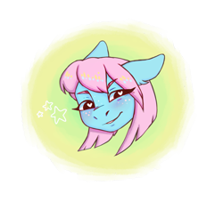 Size: 2425x2204 | Tagged: safe, artist:livzkat, imported from derpibooru, oc, oc only, oc:dipper, pony, bust, cute, heart eyes, png, short hair, simple background, smiling, smirk, solo, transparent background, wingding eyes