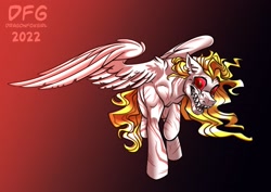 Size: 2039x1447 | Tagged: safe, artist:dragonfoxgirl, imported from derpibooru, oc, oc only, pegasus, pony, solo