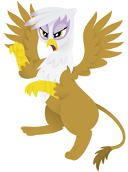 Size: 683x918 | Tagged: safe, artist:giantsquidie, imported from derpibooru, gilda, griffon, 2012, female, simple background, solo, white background