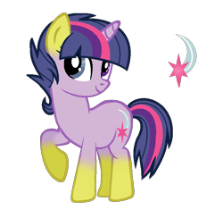 Size: 742x724 | Tagged: safe, artist:martulove-chan, imported from derpibooru, oc, oc only, oc:greenlight sparkle, pony, unicorn, female, horn, mare, offspring, parent:comet tail, parent:twilight sparkle, parents:cometlight, simple background, smiling, transparent background