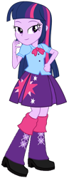 Size: 606x1565 | Tagged: safe, artist:alandssparkle, artist:rupahrusyaidi, edit, imported from derpibooru, vector edit, twilight sparkle, human, equestria girls, female, simple background, solo, transparent background, vector