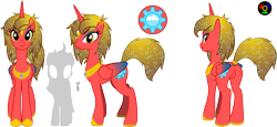 Size: 5781x2650 | Tagged: safe, artist:kyoshyu, imported from derpibooru, oc, oc:golden cut, alicorn, pony, butt, featureless crotch, female, high res, mare, plot, simple background, solo, transparent background