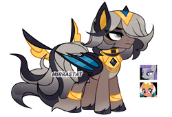 Size: 1280x878 | Tagged: safe, artist:mirrastat, imported from derpibooru, maud pie, somnambula, oc, bat pony, pony, base used, bat pony oc, crack ship offspring, eyelashes, female, frown, magical lesbian spawn, makeup, male, mare, offspring, parent:maud pie, parent:somnambula, peytral, simple background, stallion, transparent background, unshorn fetlocks