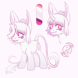 Size: 2900x2900 | Tagged: safe, artist:strangle12, imported from derpibooru, oc, oc only, pony, unicorn, bust, duo, horn, leonine tail, reference sheet, tail, unicorn oc