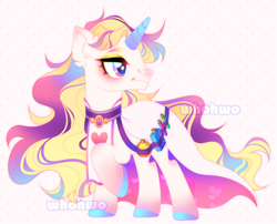 Size: 1738x1402 | Tagged: safe, artist:whohwo, imported from derpibooru, oc, oc only, pony, unicorn, base used, clothes, dress, ear fluff, eyelashes, female, hoof polish, horn, looking back, makeup, male, mare, simple background, solo, stallion, unicorn oc, white background