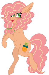 Size: 1179x1808 | Tagged: safe, artist:moonert, imported from derpibooru, oc, oc only, earth pony, pony, bipedal, earth pony oc, female, mare, rearing, simple background, smiling, transparent background