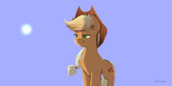 Size: 4000x2000 | Tagged: safe, artist:phlerius, imported from derpibooru, applejack, earth pony, pony, digital art, solo