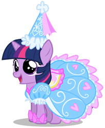 Size: 2220x2702 | Tagged: safe, artist:mixermike622, imported from derpibooru, twilight sparkle, pony, unicorn, bow, cute, female, filly, filly twilight sparkle, foal, froufrou glittery lacy outfit, happy, hat, hennin, high res, open mouth, open smile, princess, princess costume, shadow, simple background, smiling, solo, transparent background, twiabetes, twilight sparkle is best facemaker, twilight wants to be a princess, unicorn twilight, younger
